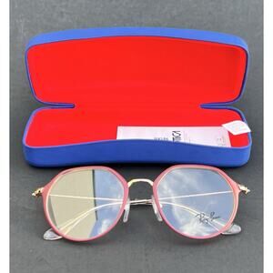 RAY BAN RB1058 Metal Matte Bordeaux on Rose Gold Kids Frames 47 18 130 NEW